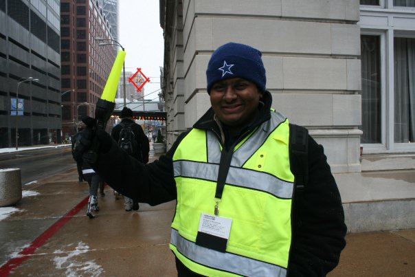 Serving as the outdoor foot traffic patrol at Urbana 2009